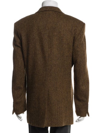The J. Peterman Co. Wool Tweed Pattern Peacoat