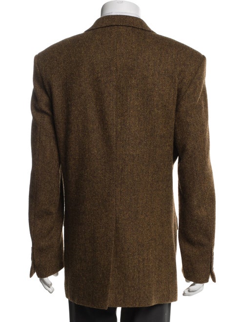 The J. Peterman Co. Wool Tweed Pattern Peacoat