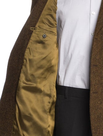 The J. Peterman Co. Wool Tweed Pattern Peacoat