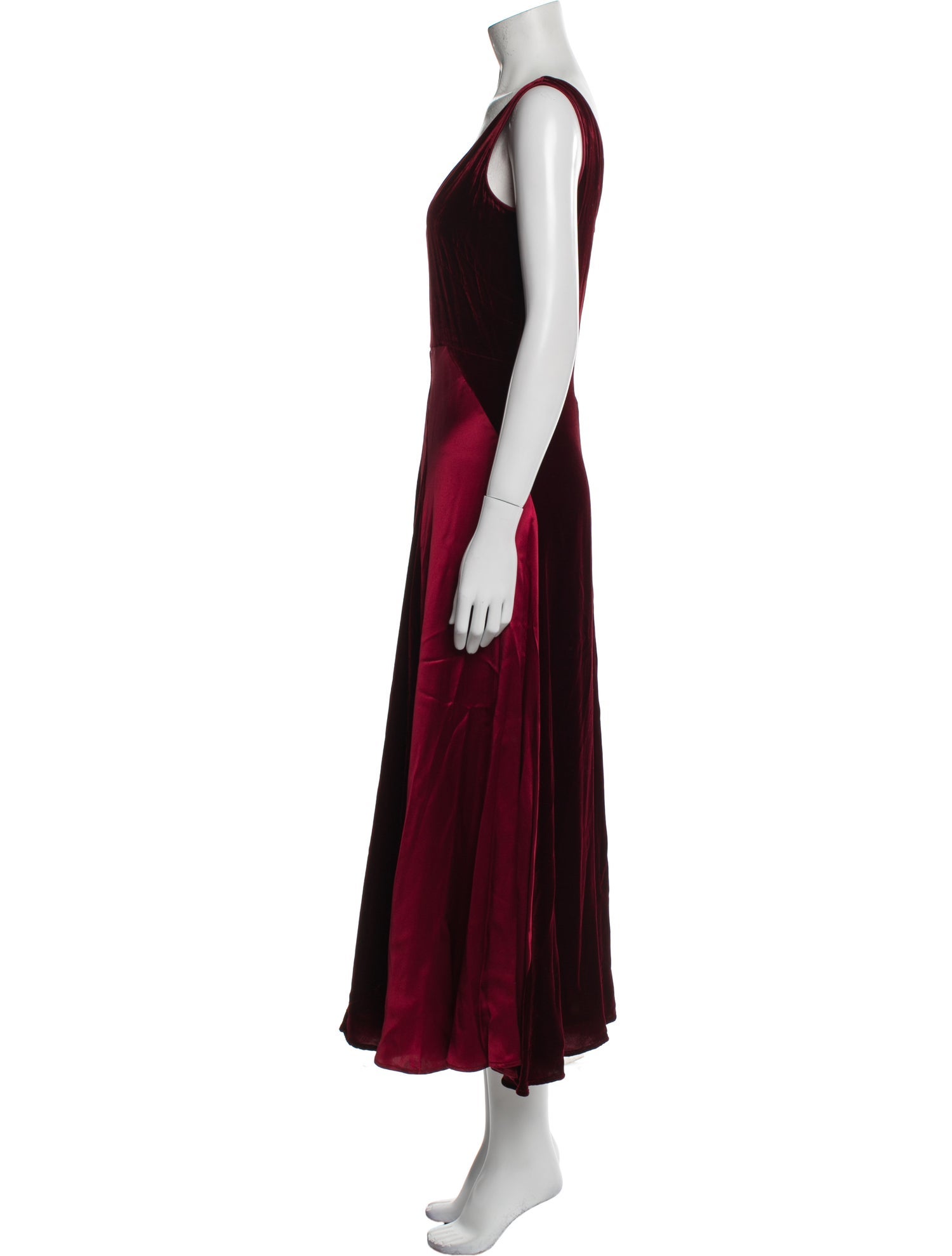 The J. Peterman Co. V-Neck Long Dress