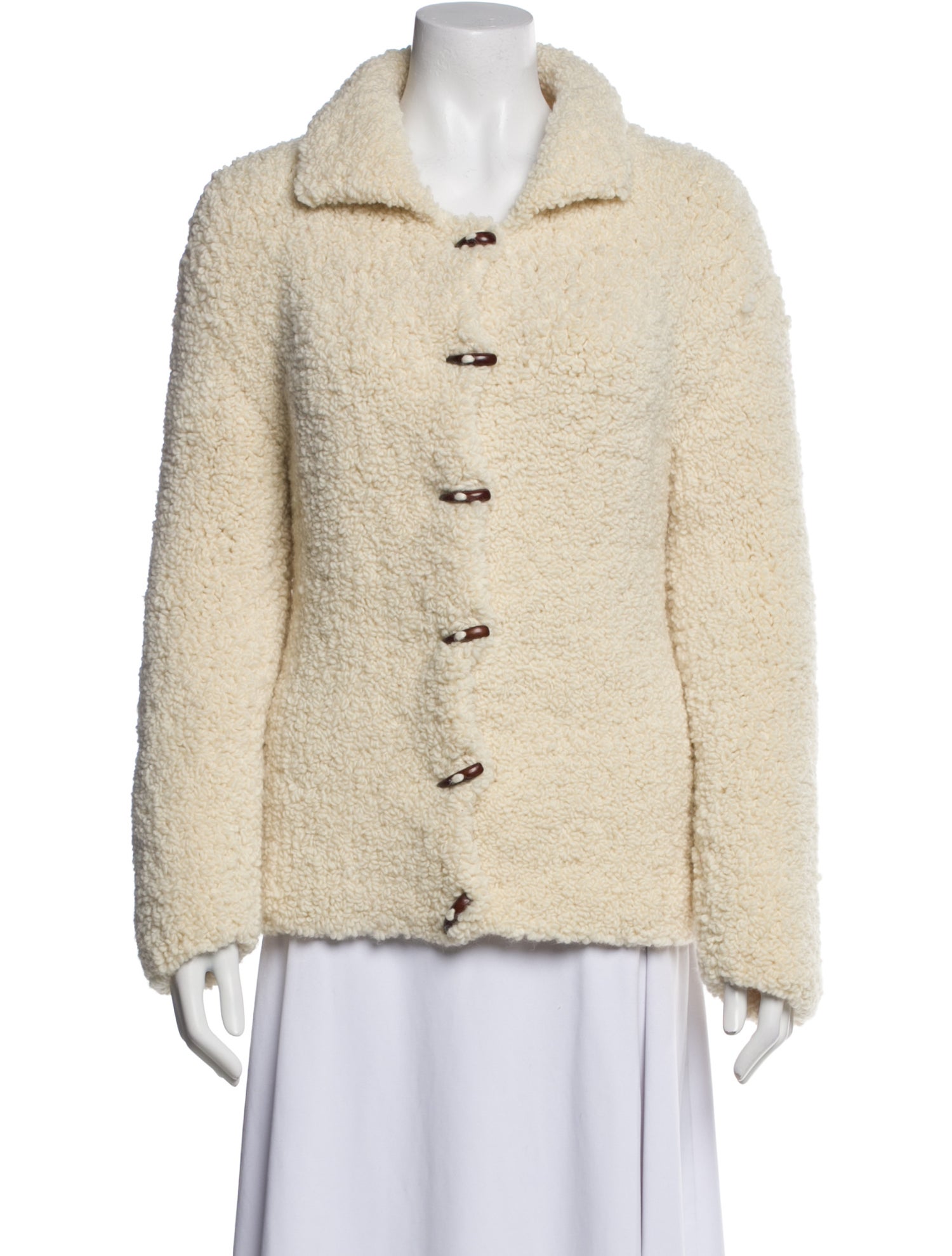 The J. Peterman Co. Wool Faux Fur Jacket
