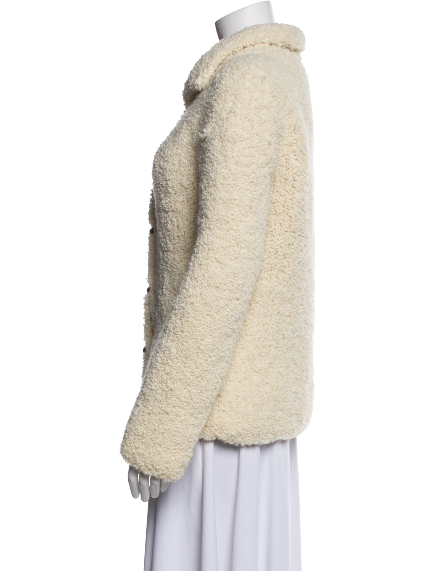 The J. Peterman Co. Wool Faux Fur Jacket