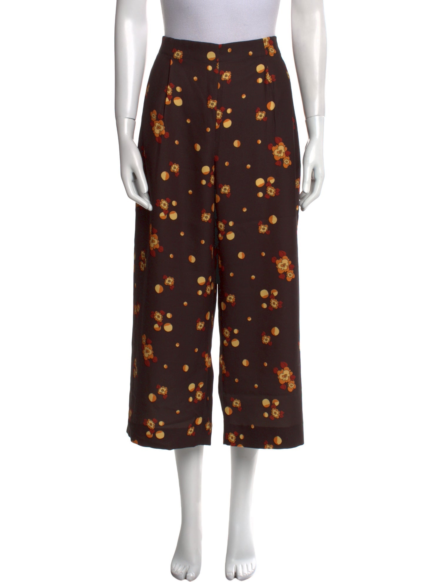 The J. Peterman Co. Floral Print Wide Leg Pants