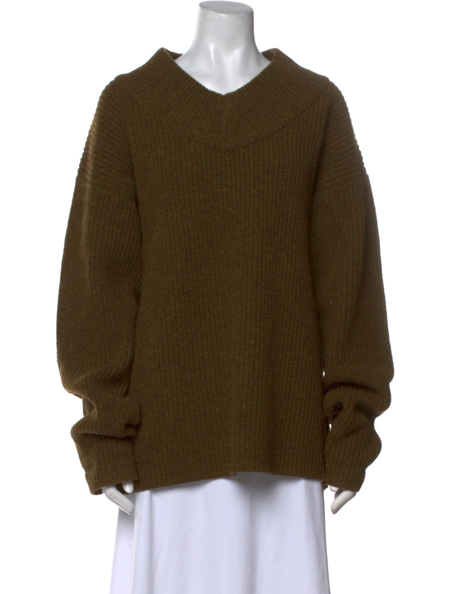 The J. Peterman Co. Wool V-Neck Sweater
