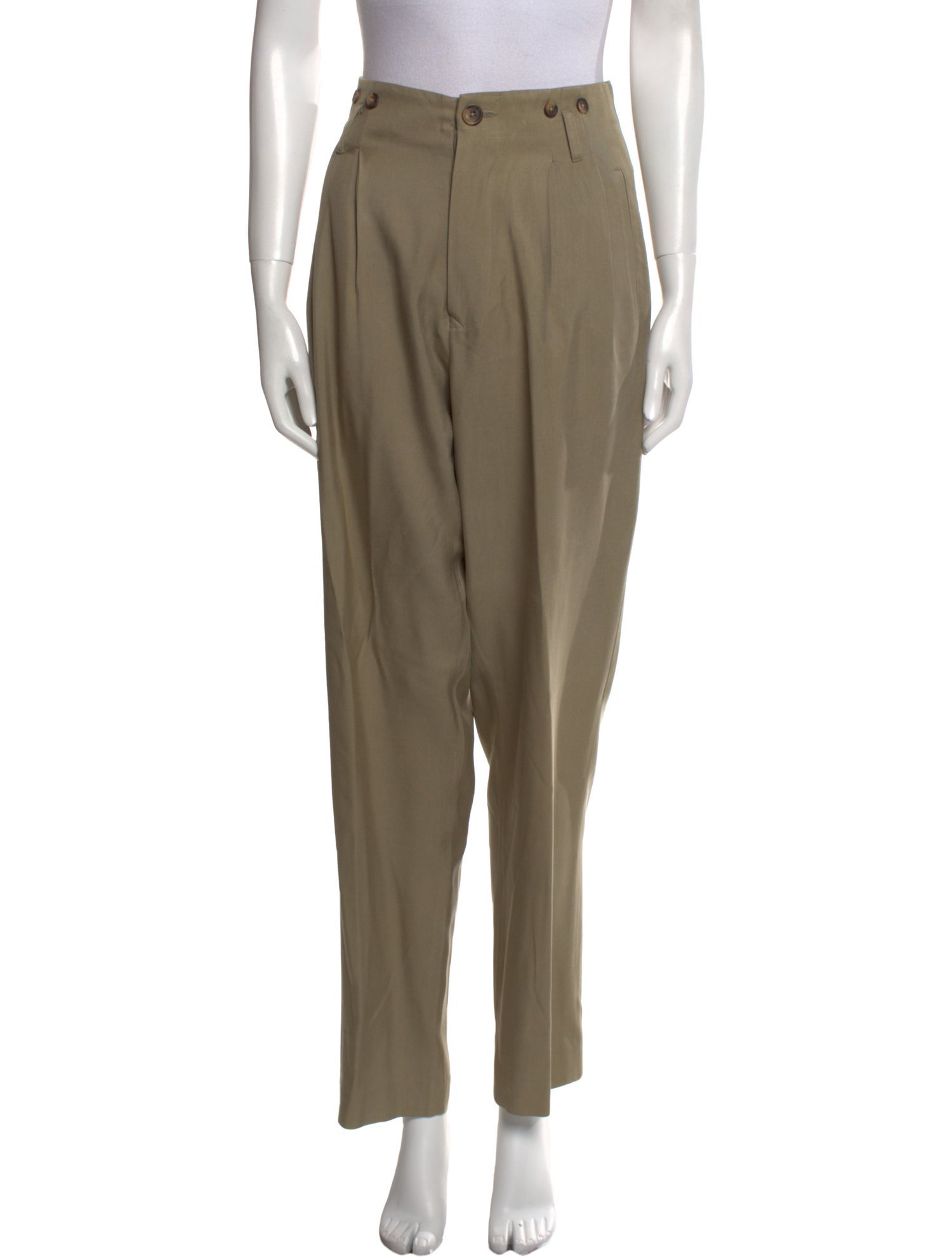 The J. Peterman Co. Silk Straight Leg Pants