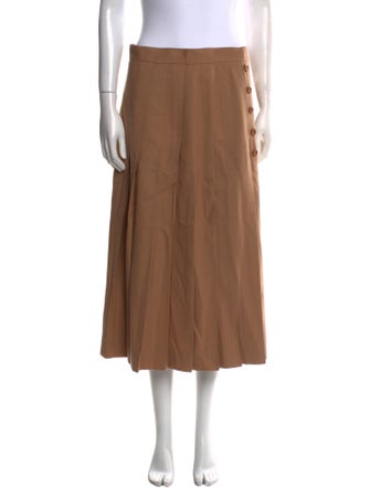 The J. Peterman Co. Wool Midi Length Skirt
