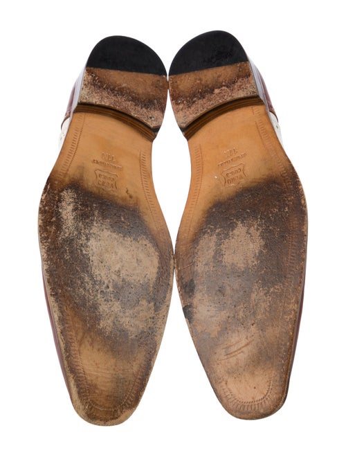 The J. Peterman Co. Leather Colorblock Pattern Spectators