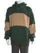 The J. Peterman Co. Colorblock Pattern Mock Neck Polo Sweater