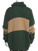 The J. Peterman Co. Colorblock Pattern Mock Neck Polo Sweater