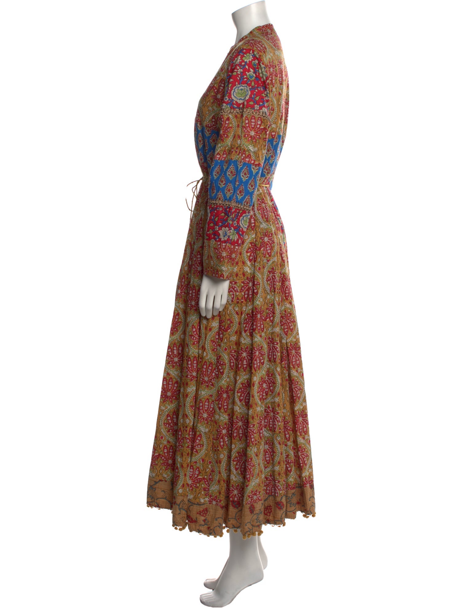 The J. Peterman Co. Paisley Print Long Dress