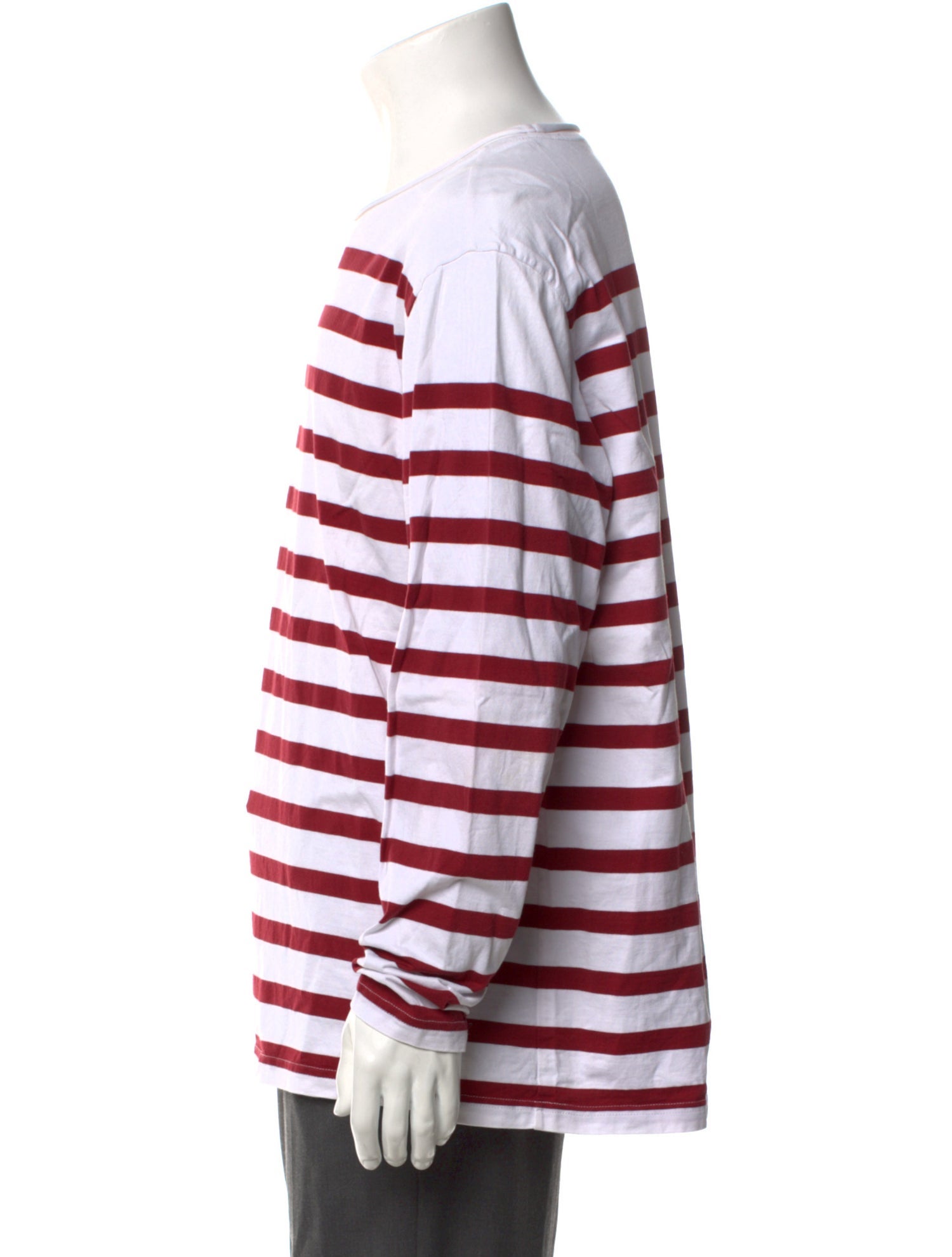 The J. Peterman Co. Striped Crew Neck T-Shirt