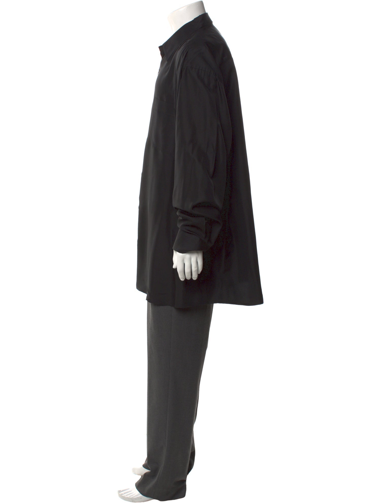 The J. Peterman Co. Silk Long Sleeve Shirt