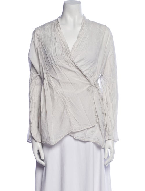 Toujours V-Neck Long Sleeve Blouse