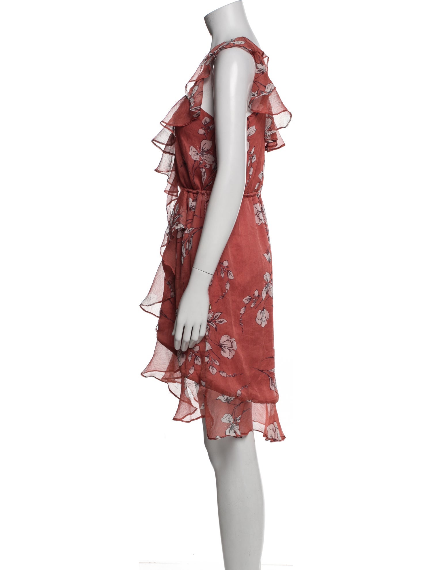 TJD Floral Print Mini Dress