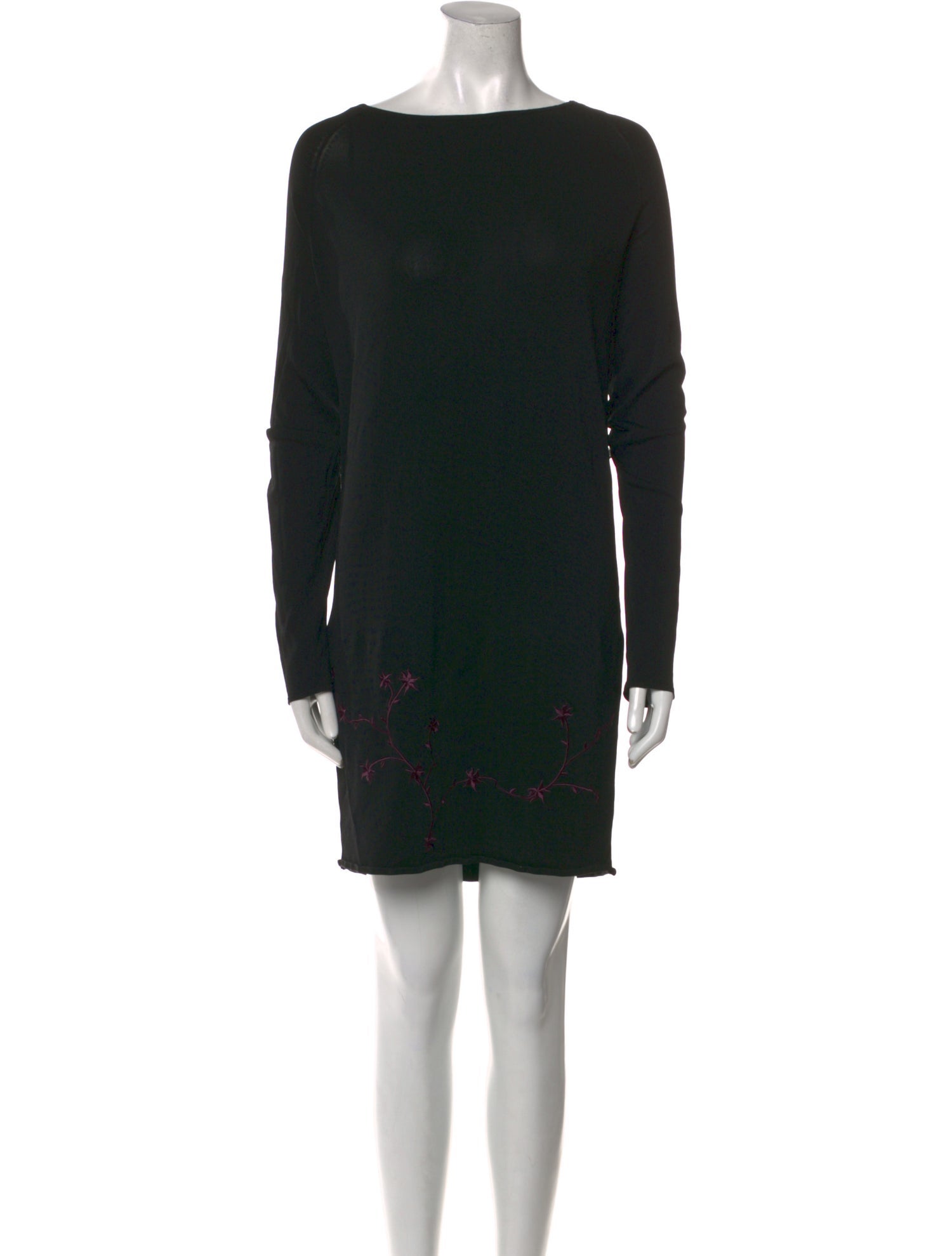 Tank Air Bateau Neckline Mini Dress