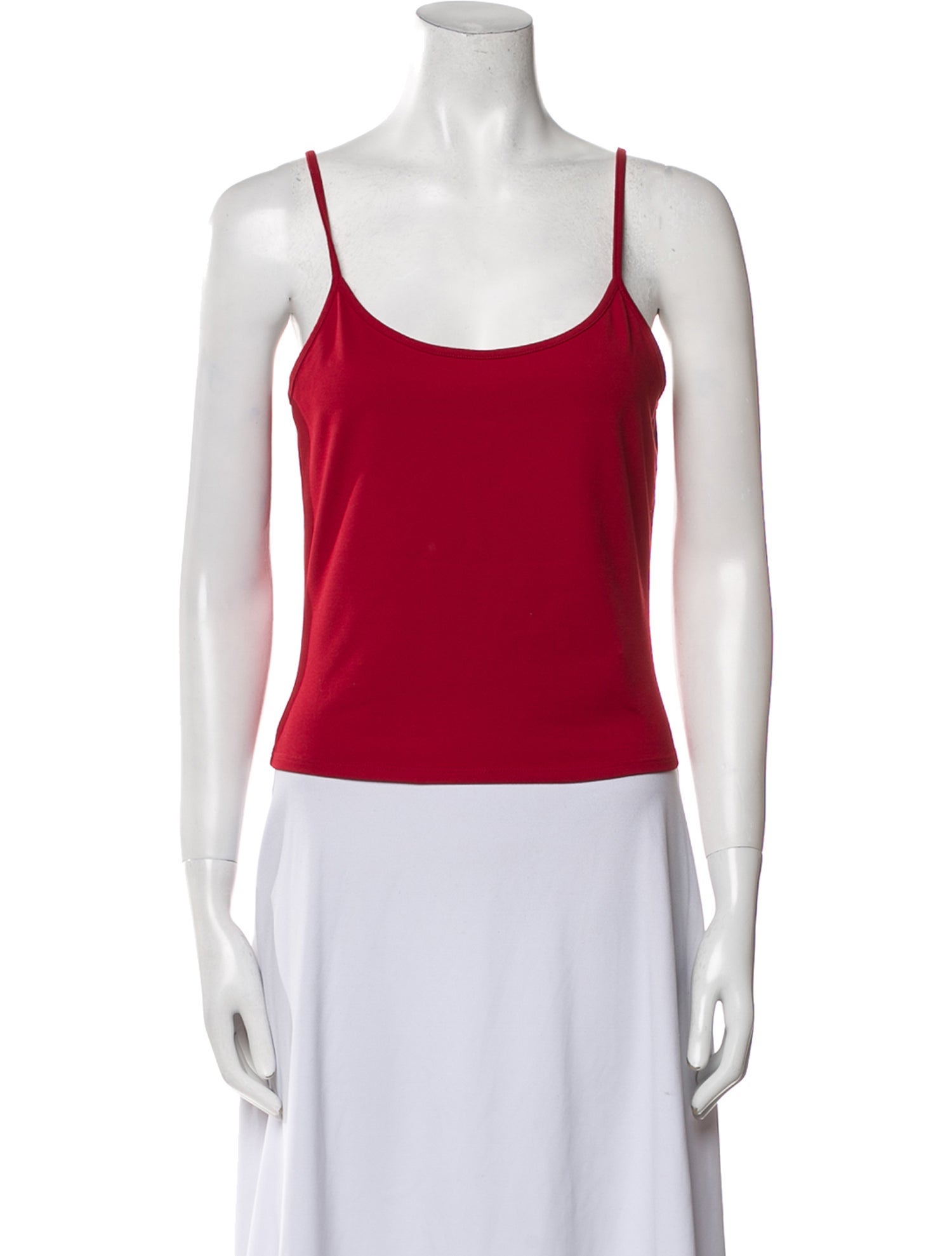 Tank Air Scoop Neck Sleeveless Top