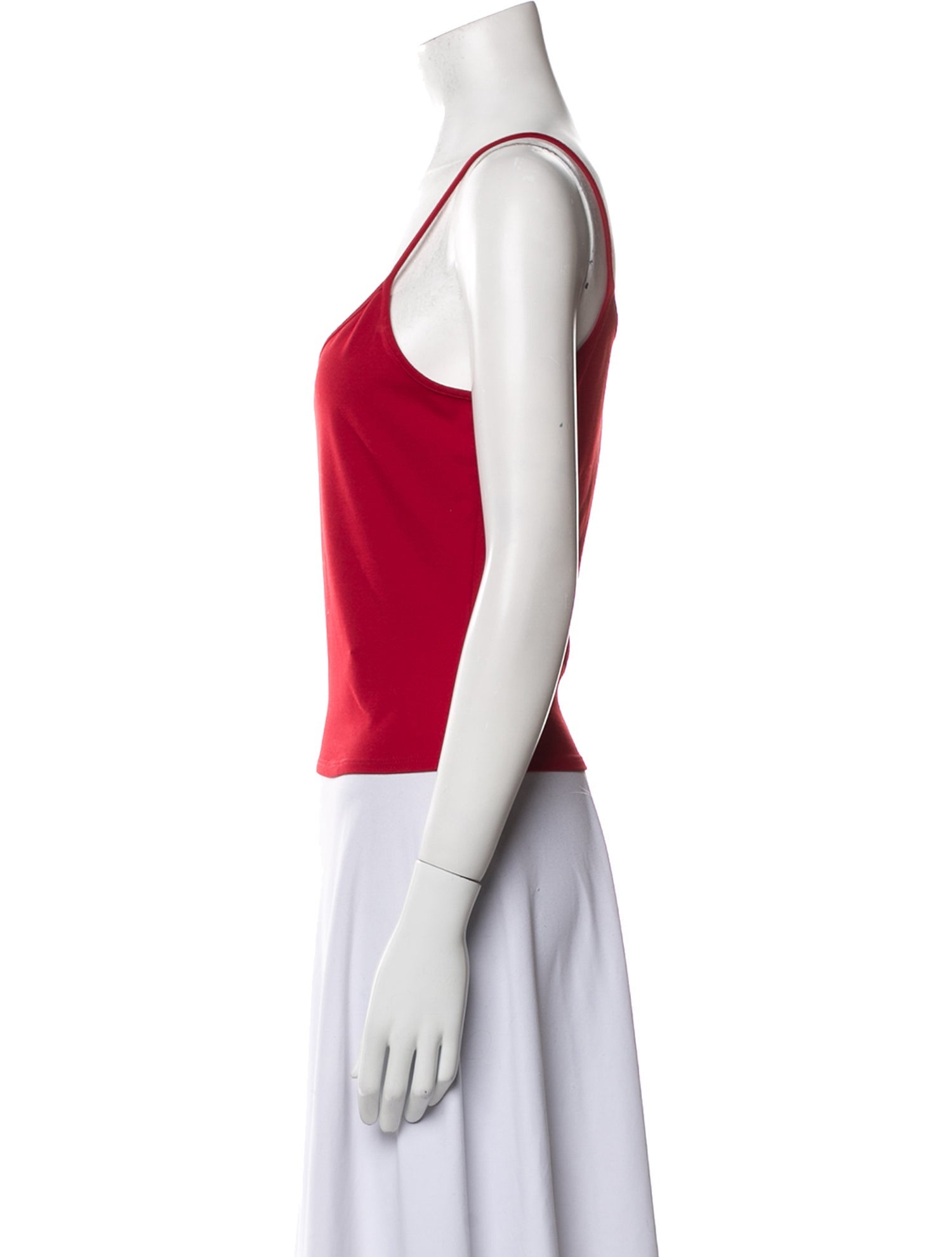Tank Air Scoop Neck Sleeveless Top