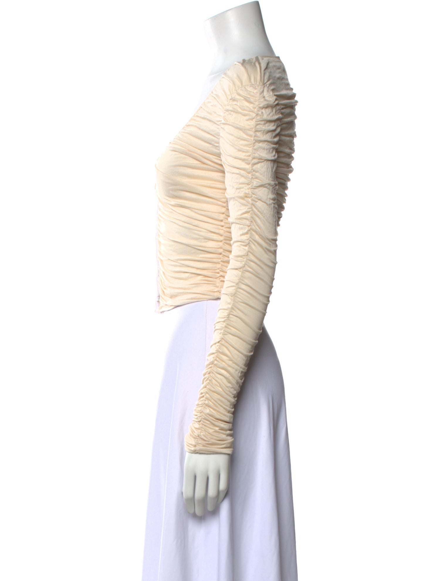 Tank Air Silk V-Neck Crop Top