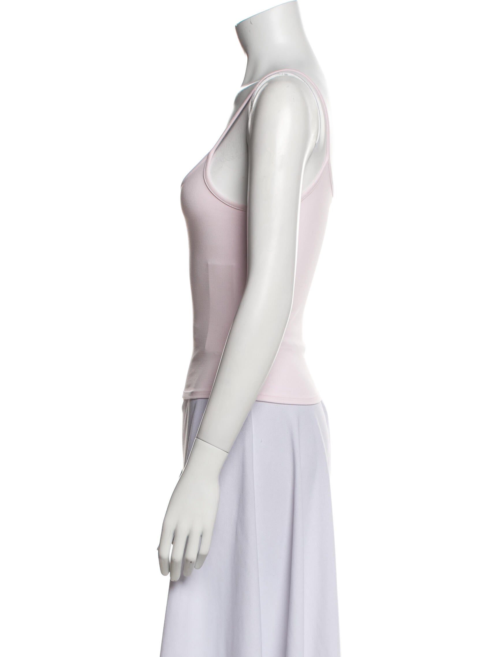 Tank Air Square Neckline Sleeveless Top