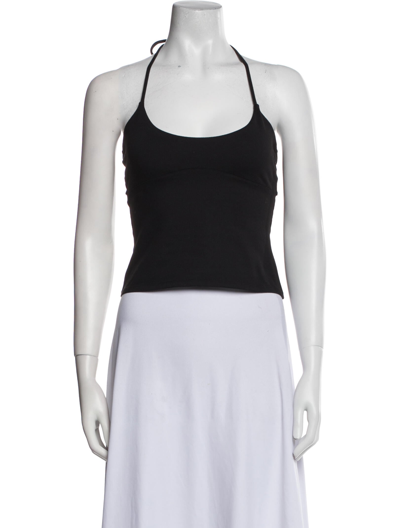 Tank Air Halterneck Sleeveless Crop Top