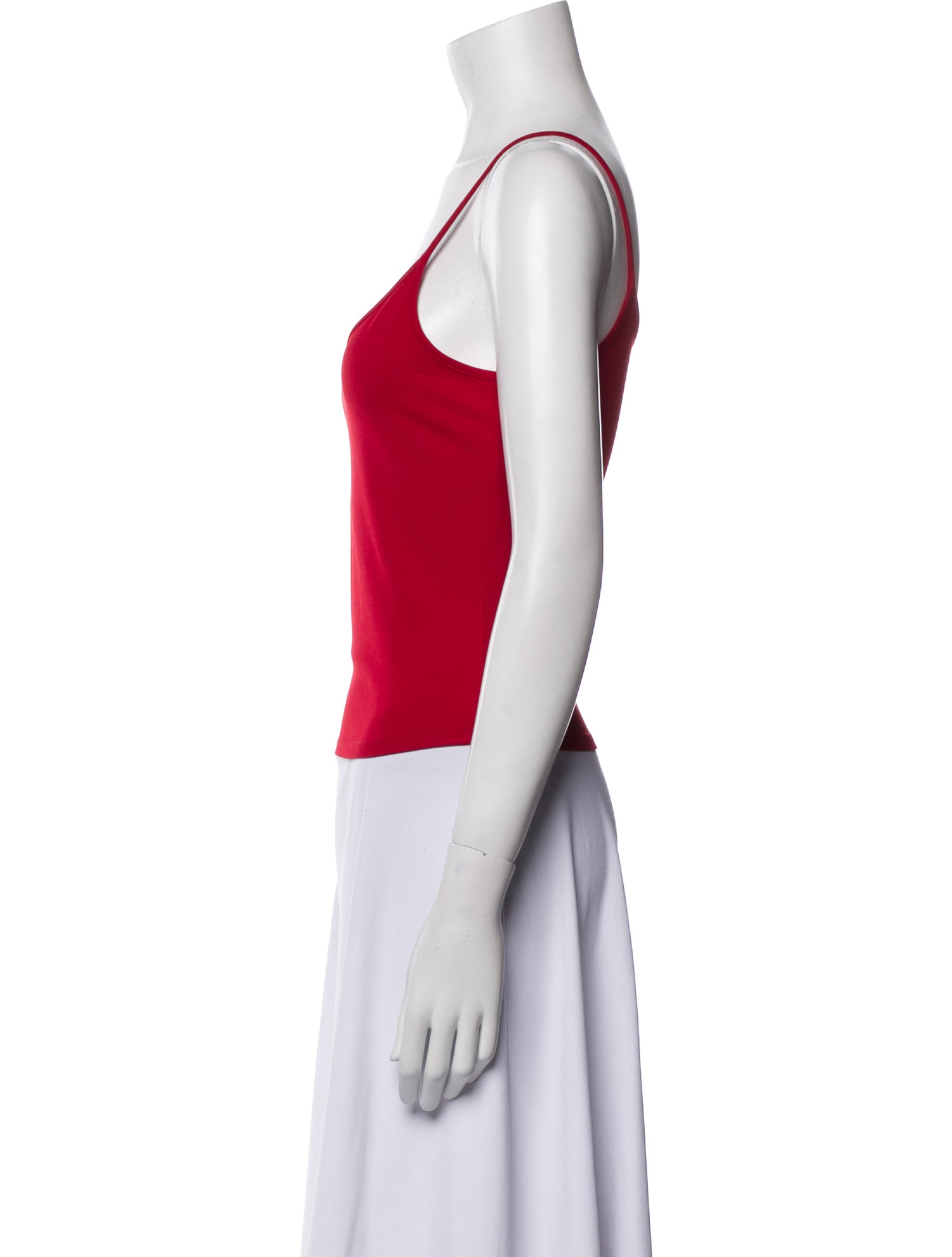 Tank Air Scoop Neck Sleeveless Top
