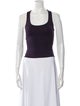 Tank Air Scoop Neck Sleeveless Top