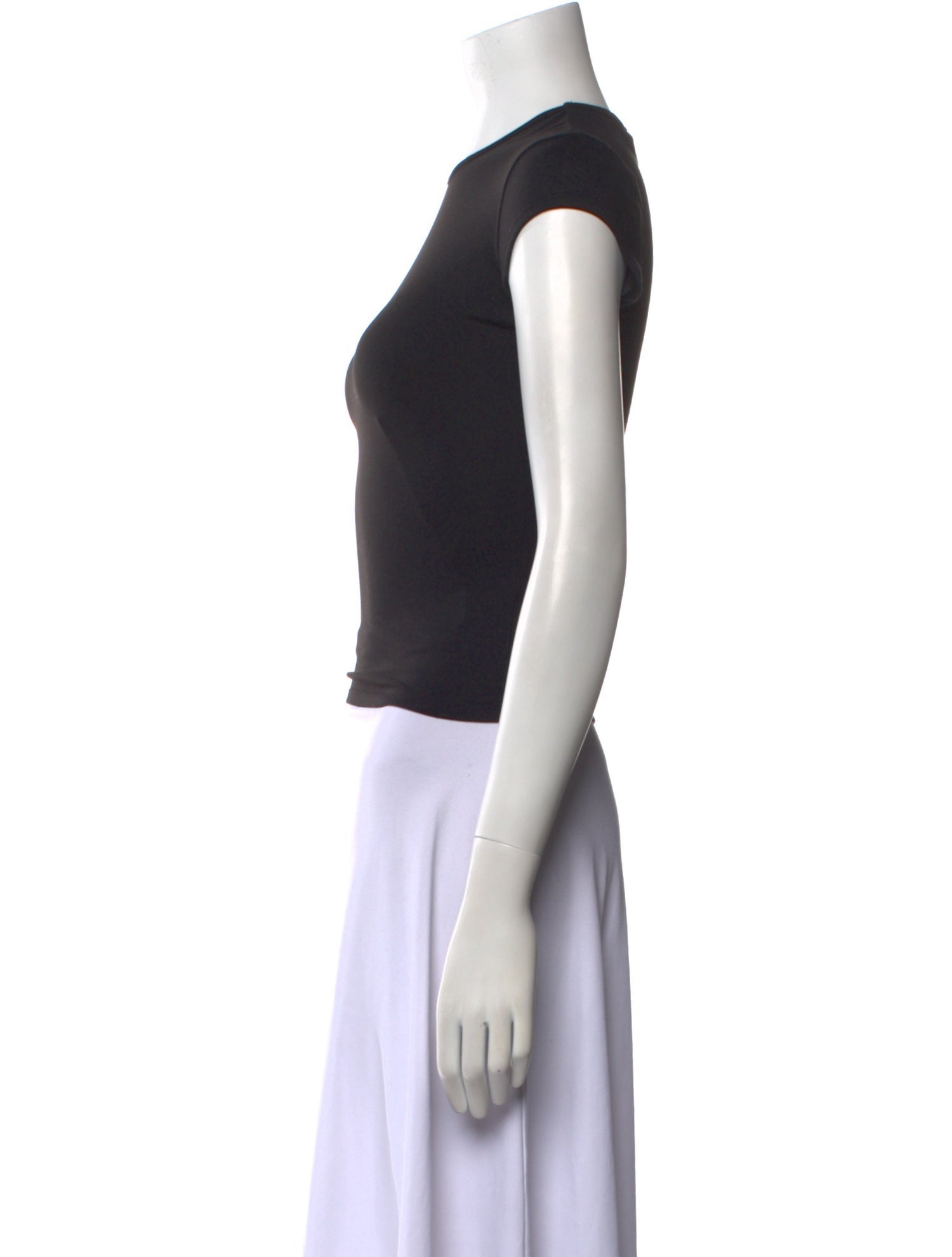 Tank Air Crew Neck Short Sleeve Crop Top w/ Tags