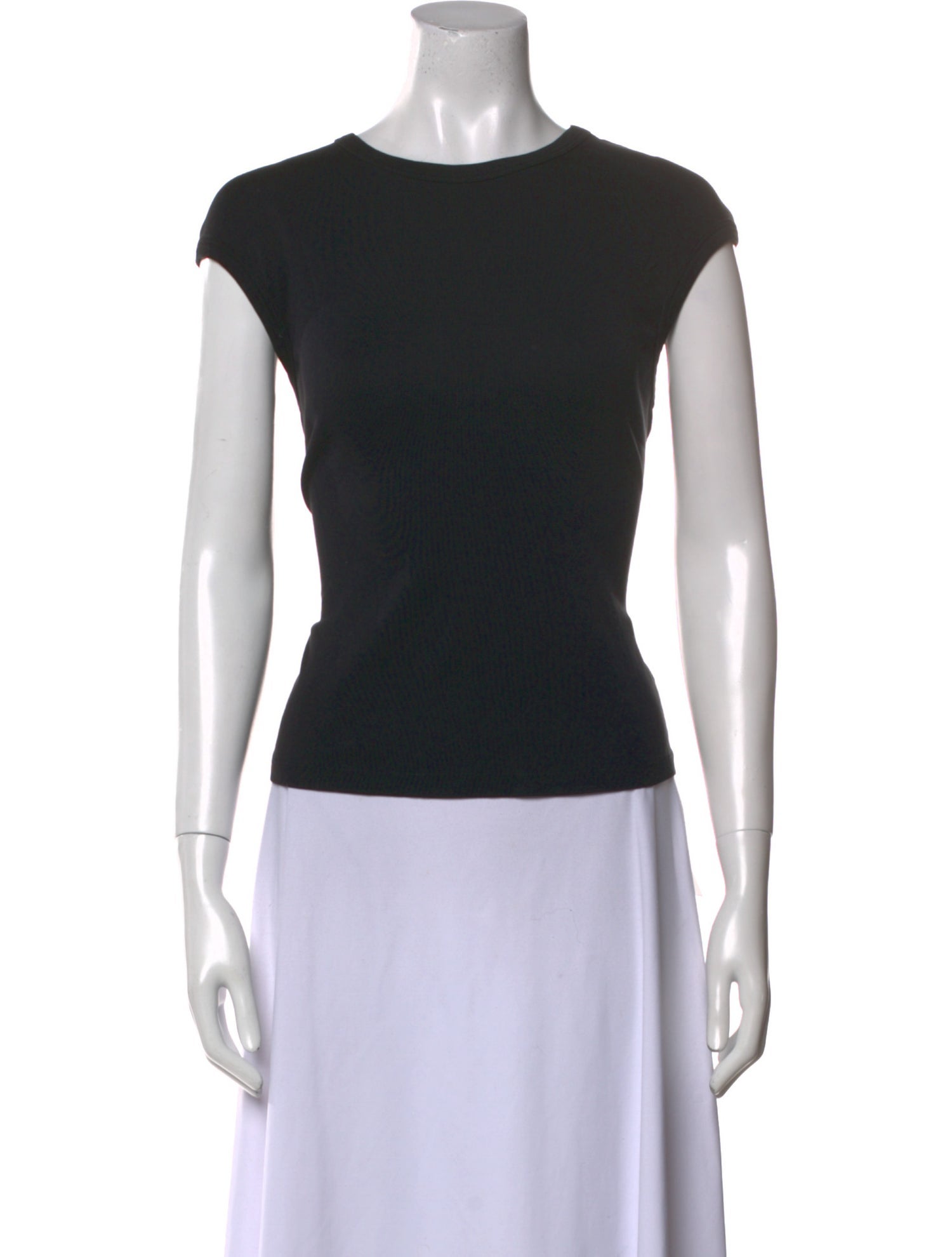 Tank Air Bateau Neckline Short Sleeve Top