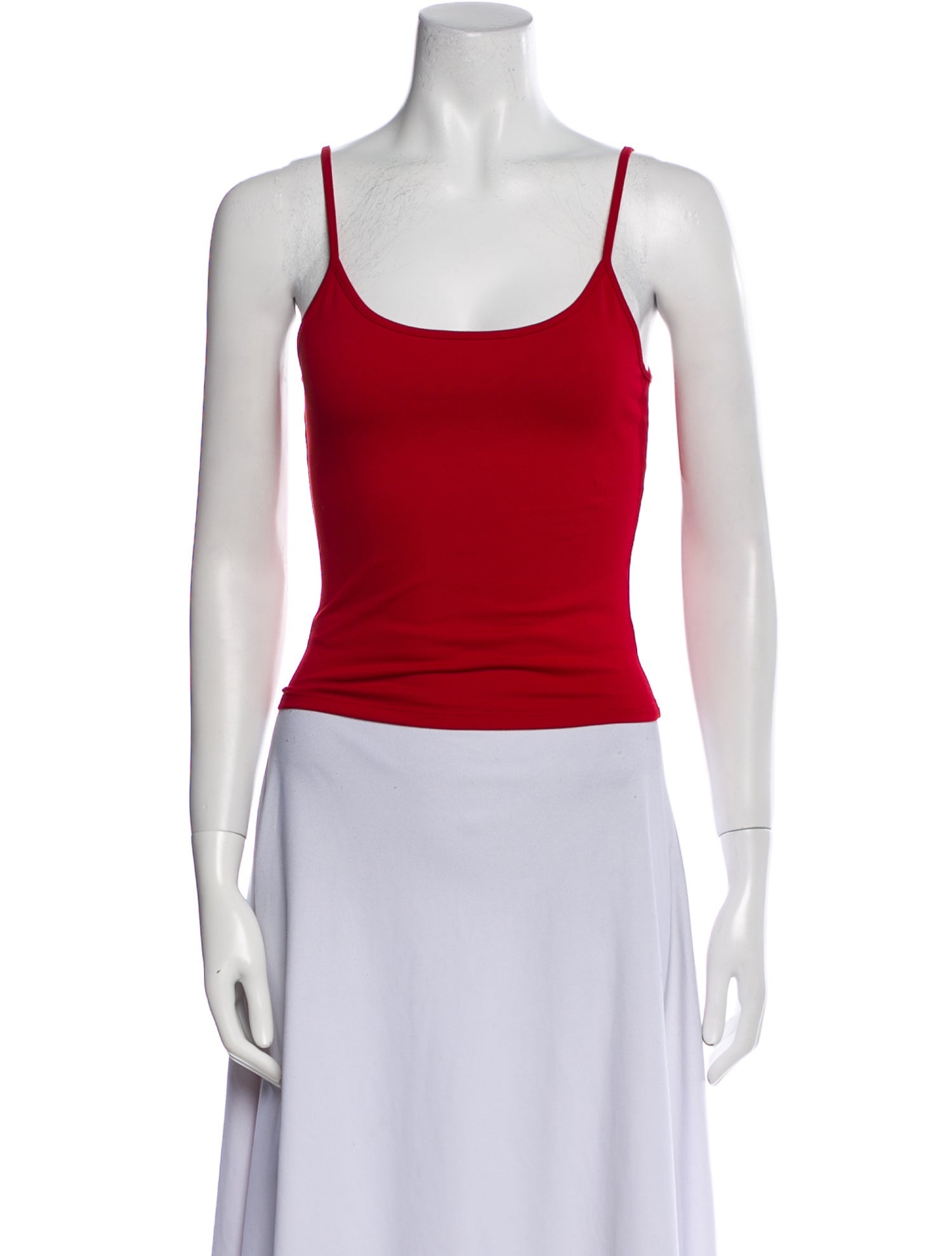 Tank Air Scoop Neck Sleeveless Top
