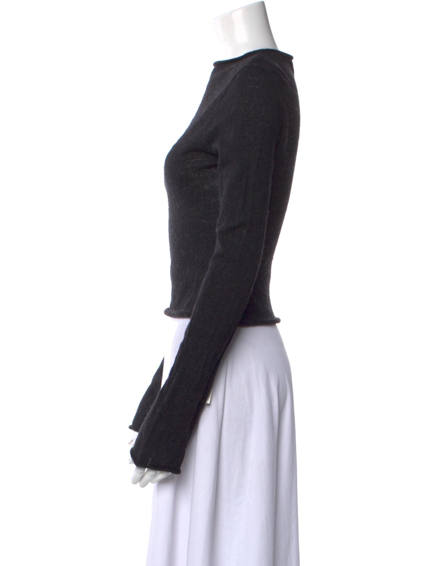 Tank Air Graphic Print Bateau Neckline Sweater