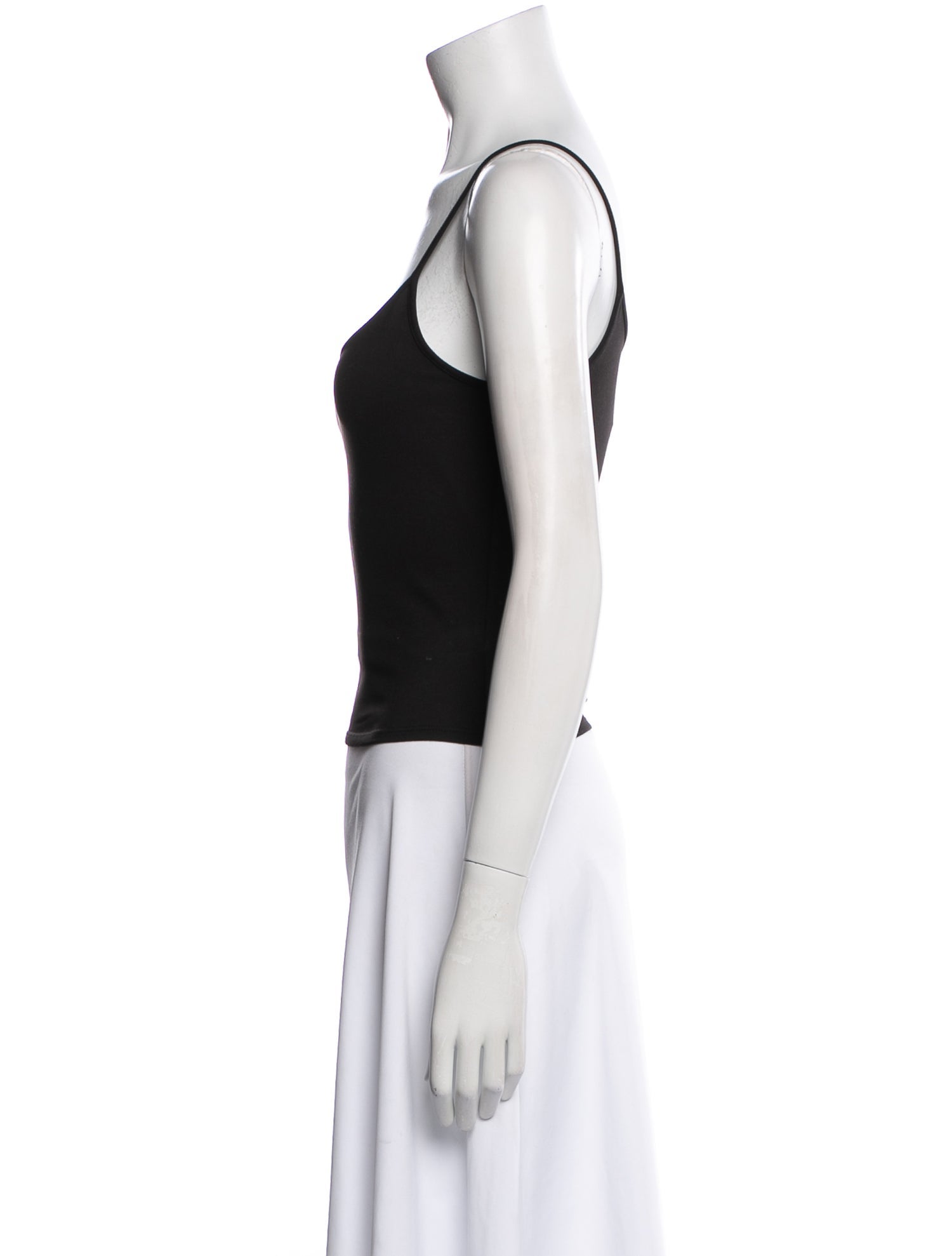 Tank Air Scoop Neck Sleeveless Top