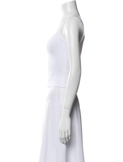 Tank Air Scoop Neck Sleeveless Crop Top