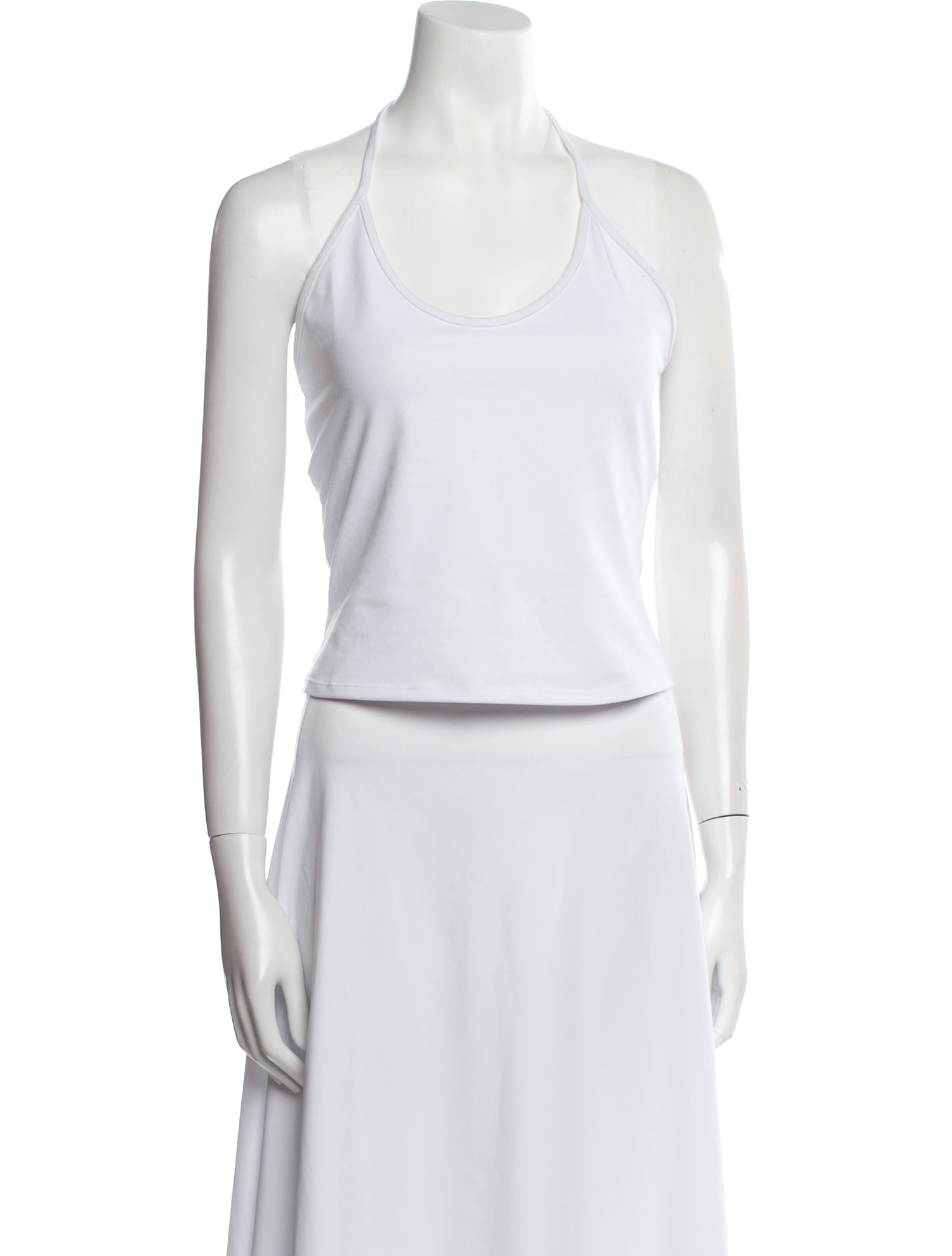 Tank Air Scoop Neck Sleeveless Top