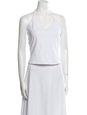 Tank Air Scoop Neck Sleeveless Top
