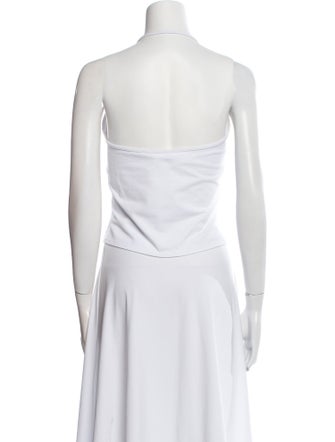 Tank Air Scoop Neck Sleeveless Top