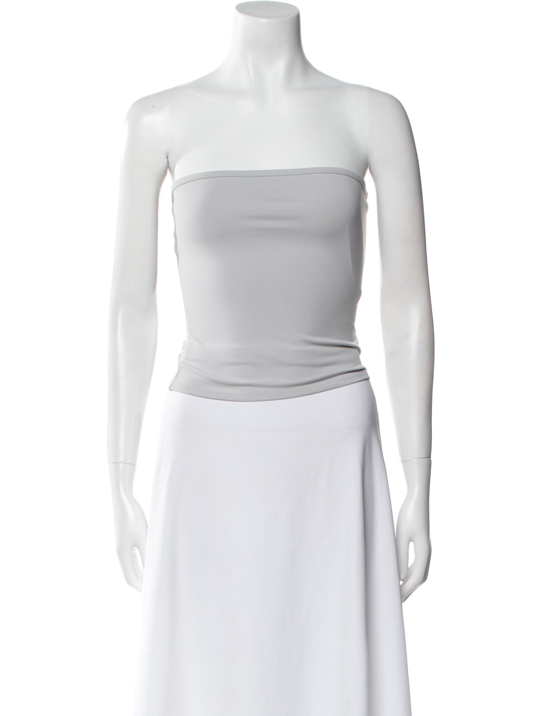 Tank Air Strapless Crop Top