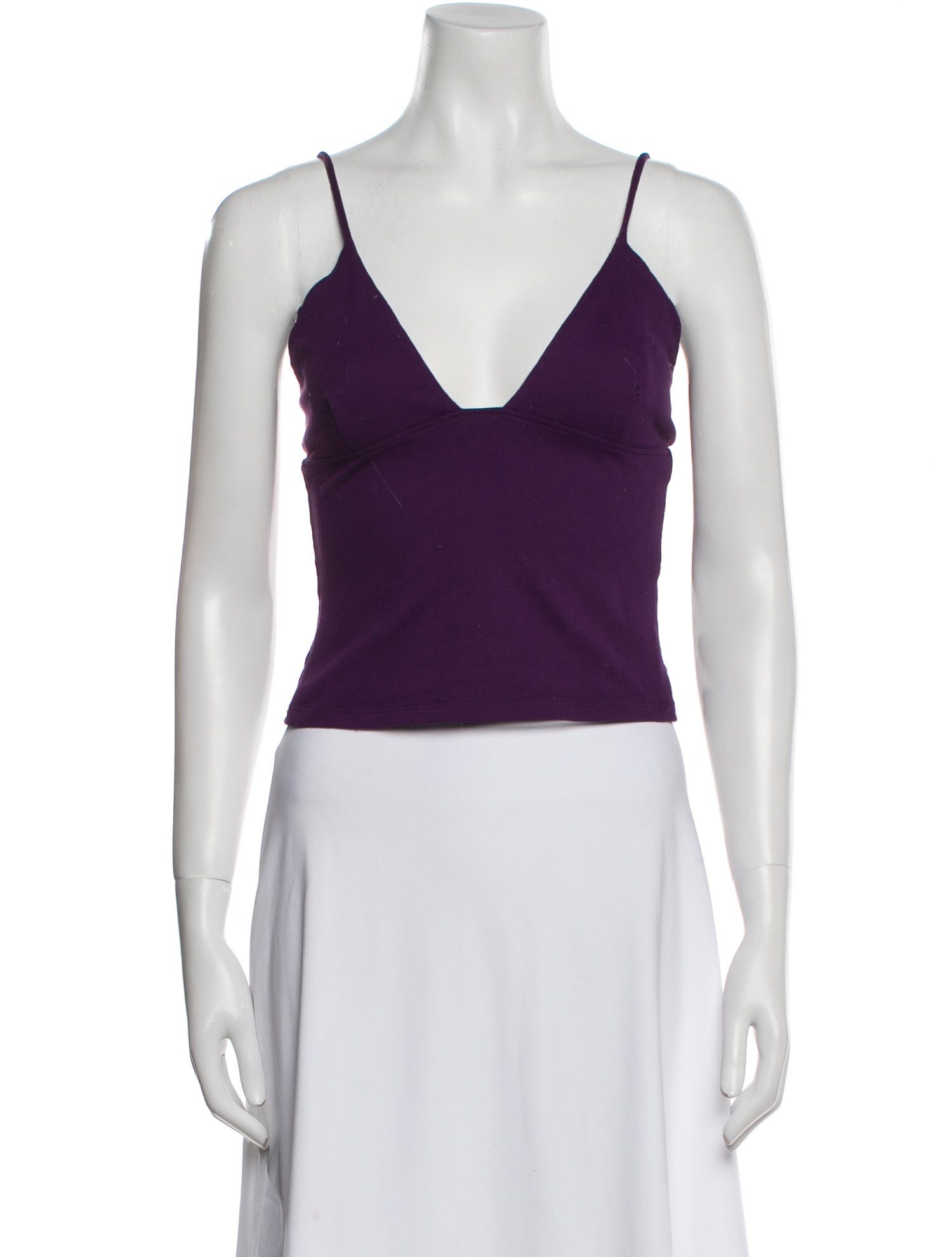 Tank Air V-Neck Sleeveless Crop Top