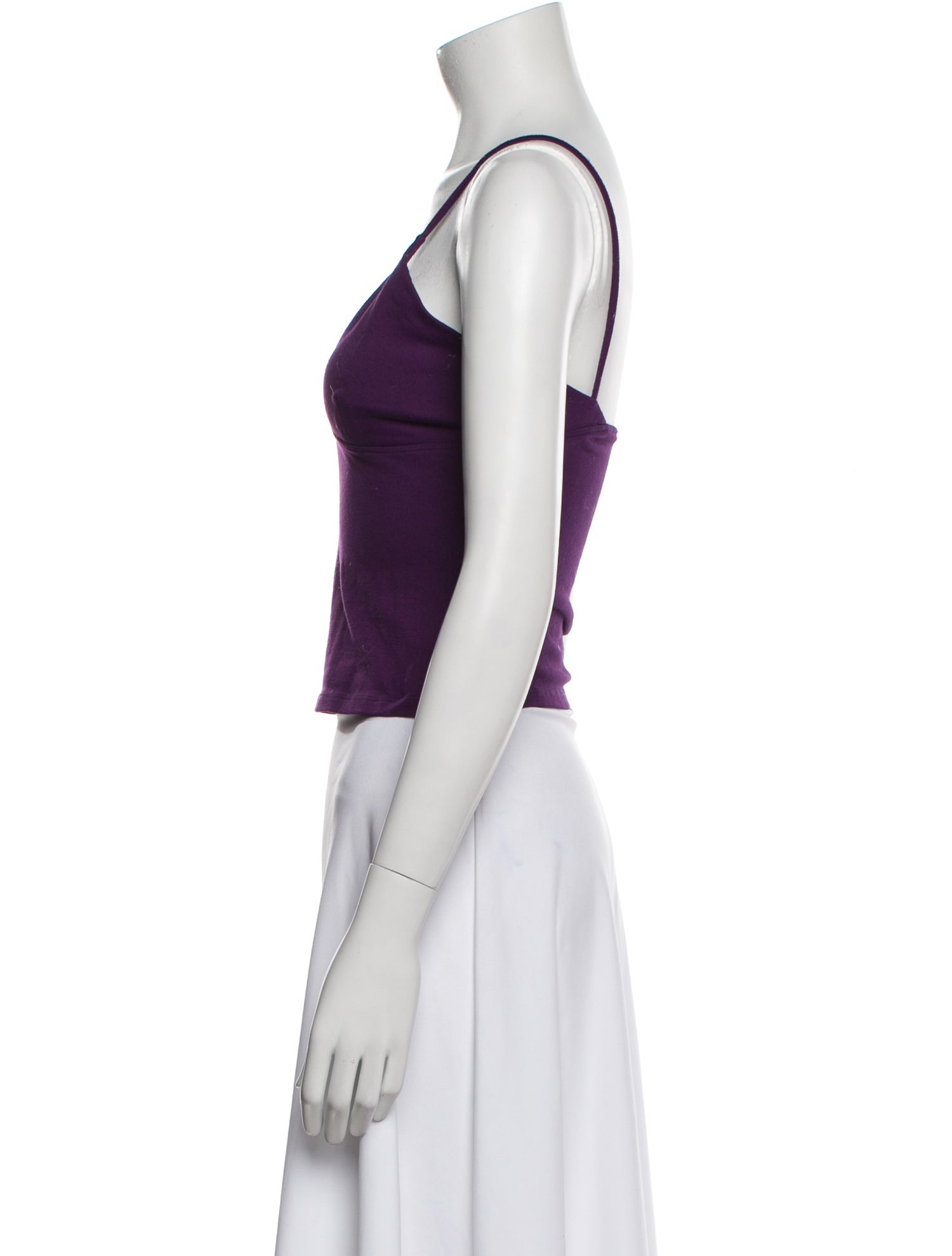 Tank Air V-Neck Sleeveless Crop Top