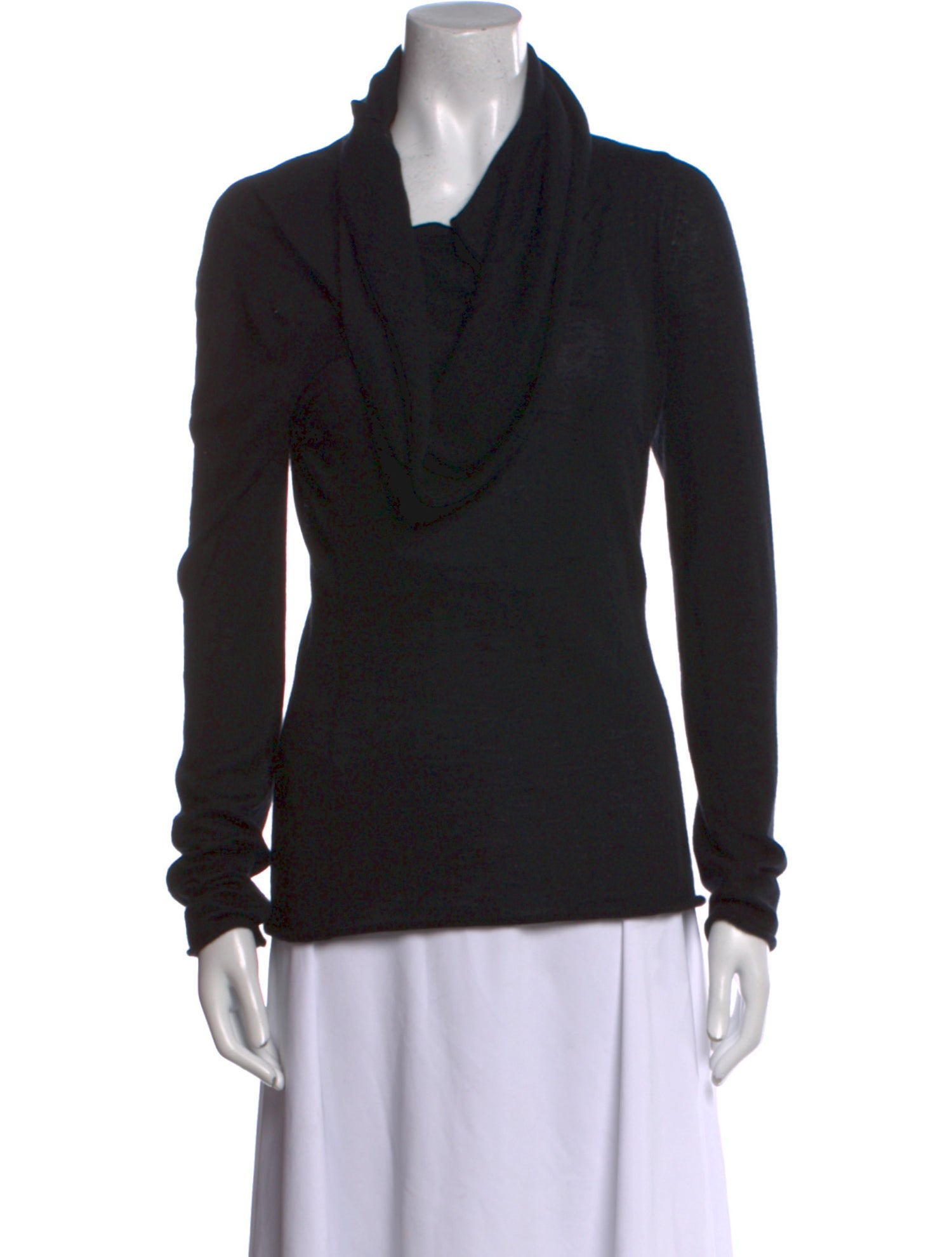 Tank Air Cashmere Cowl Neck Sweater