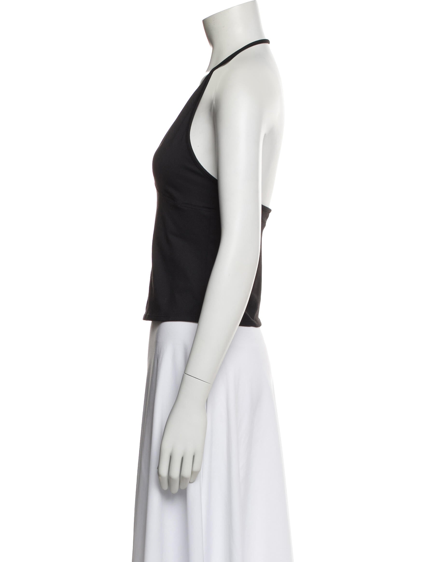 Tank Air Halterneck Sleeveless Crop Top