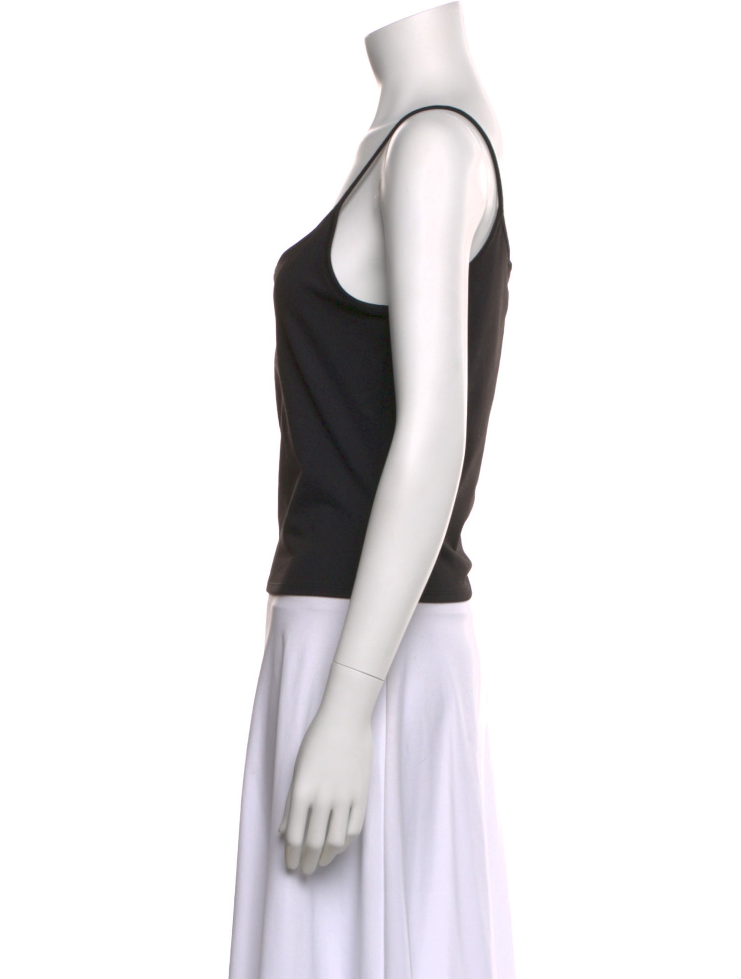 Tank Air Scoop Neck Sleeveless Top