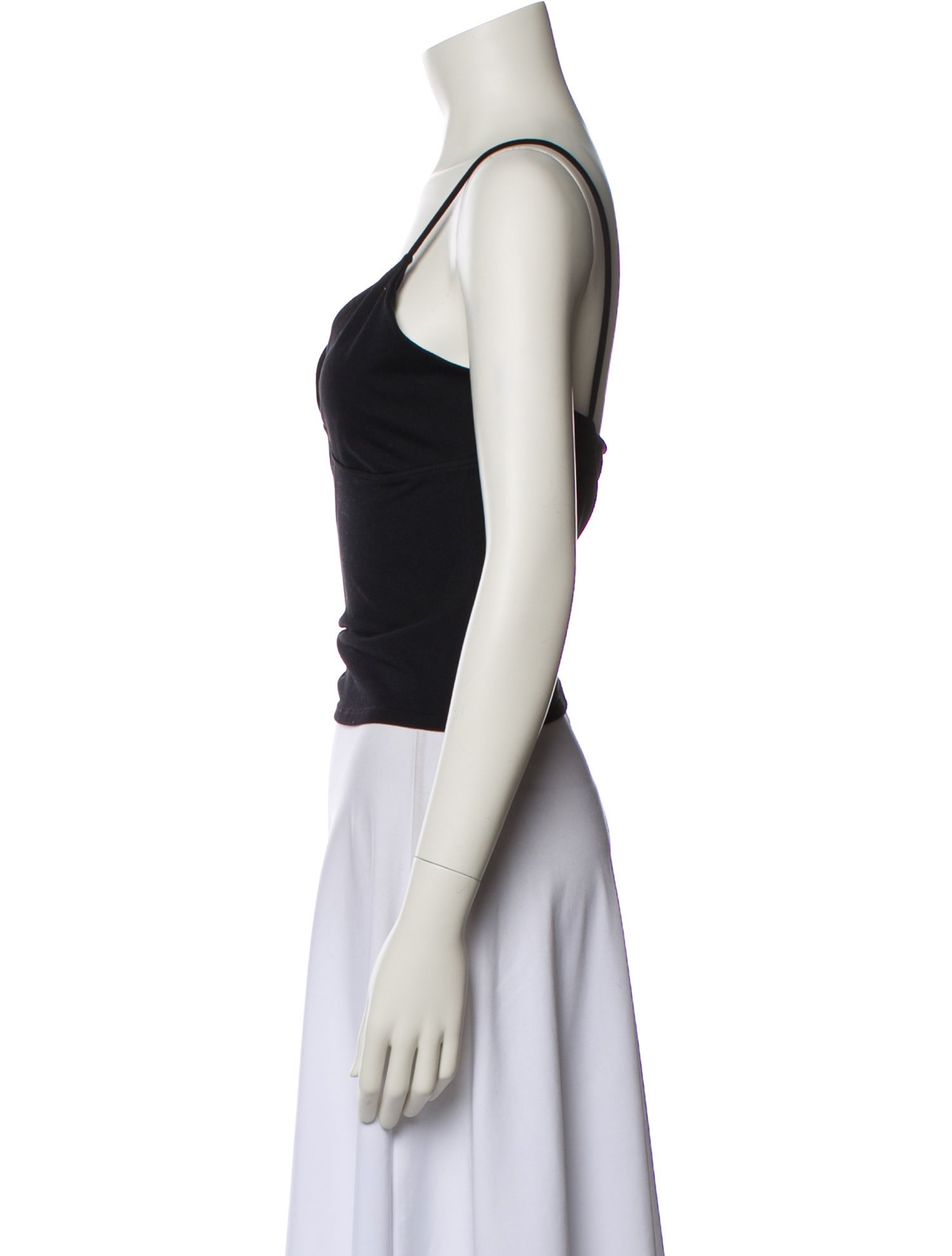 Tank Air V-Neck Sleeveless Crop Top