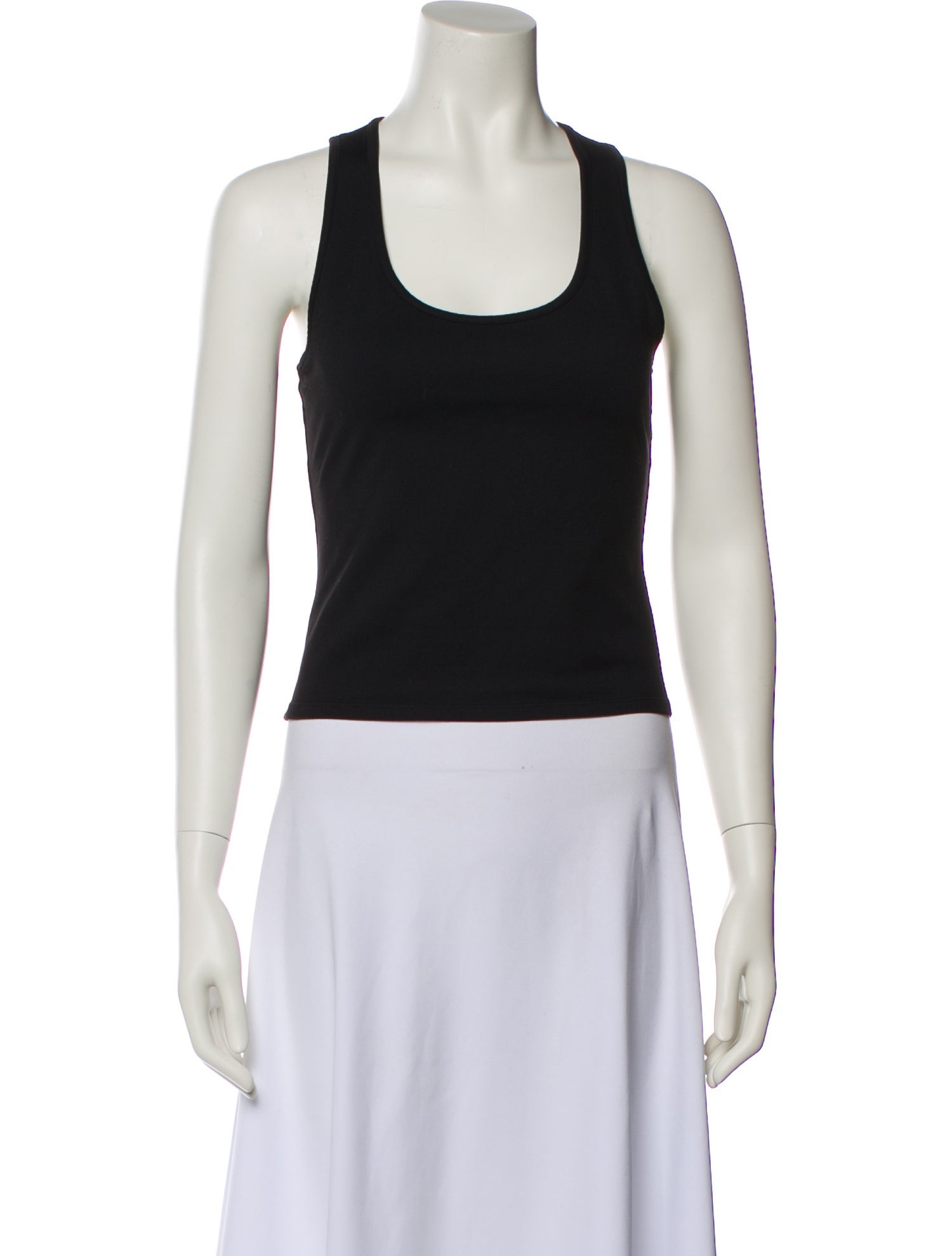 Tank Air Scoop Neck Sleeveless Top