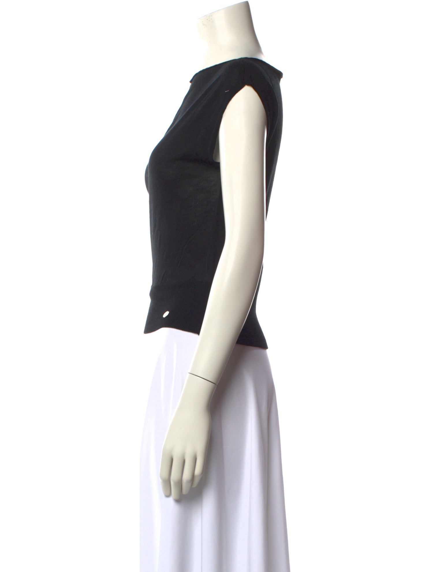Tank Air Bateau Neckline Short Sleeve Top