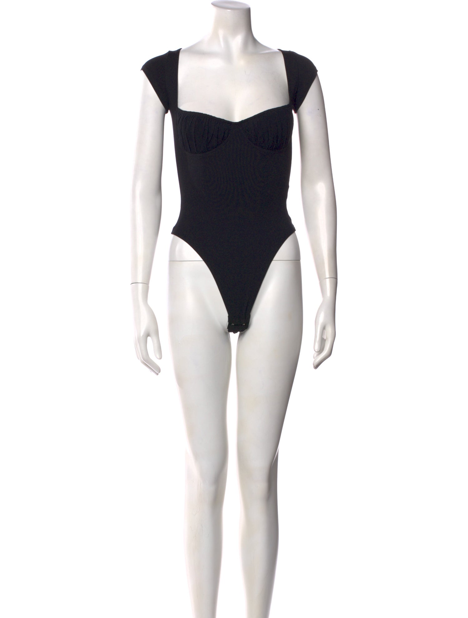 Tank Air Square Neckline Short Sleeve Bodysuit