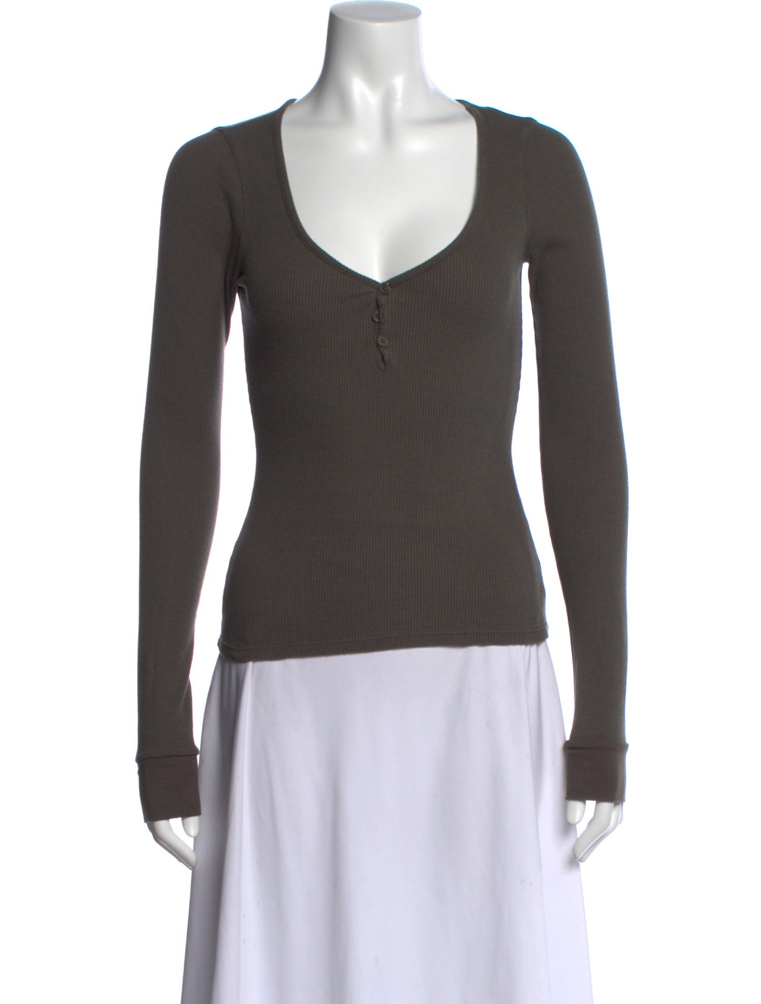 Tank Air V-Neck Long Sleeve Top