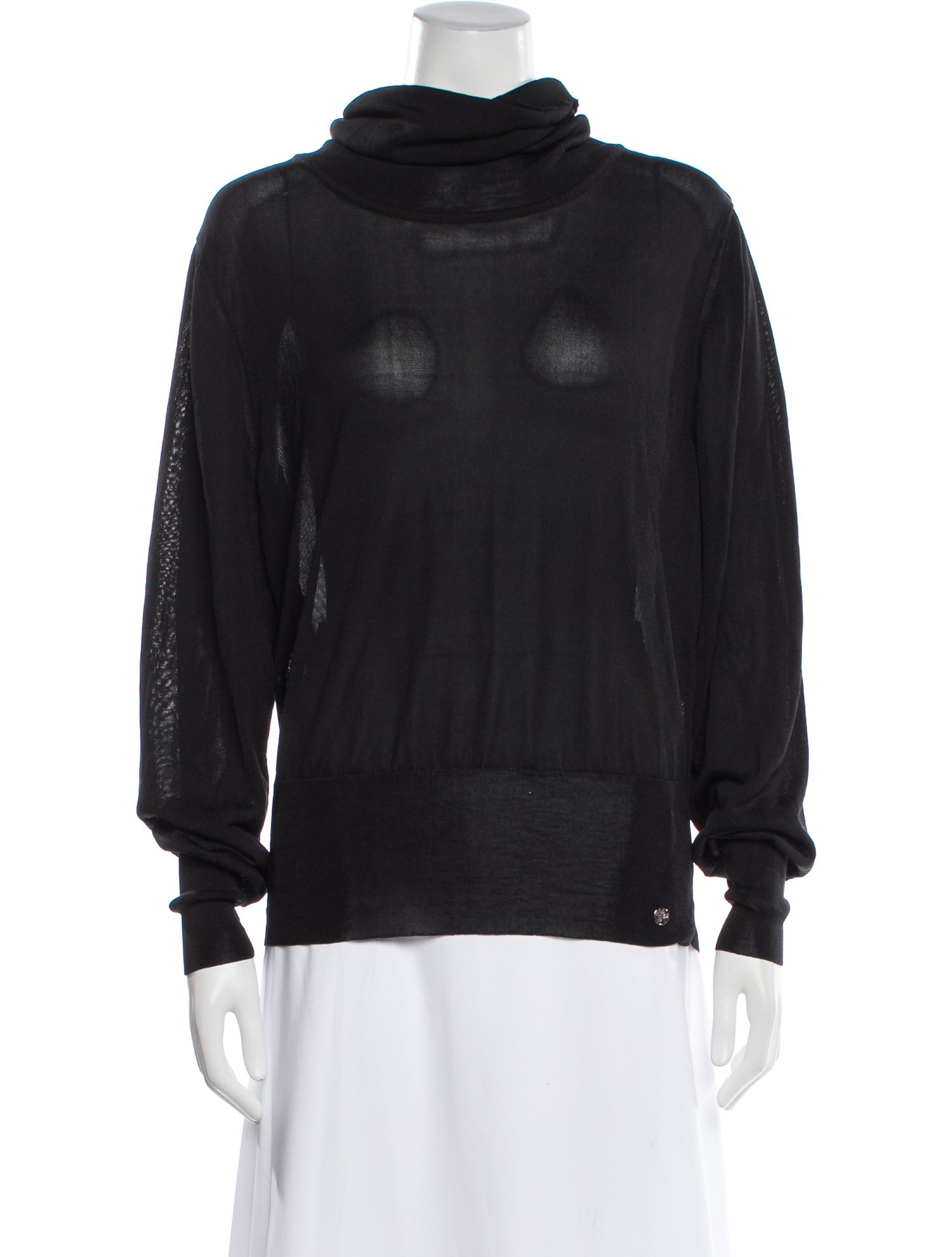 Tank Air Silk Turtleneck Sweater