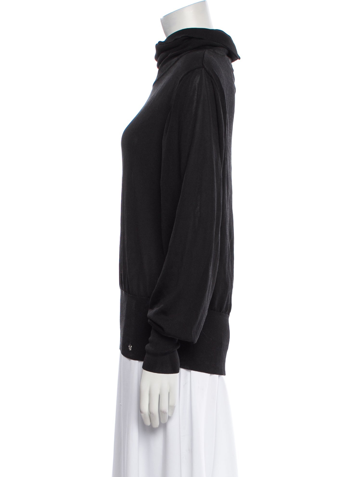 Tank Air Silk Turtleneck Sweater
