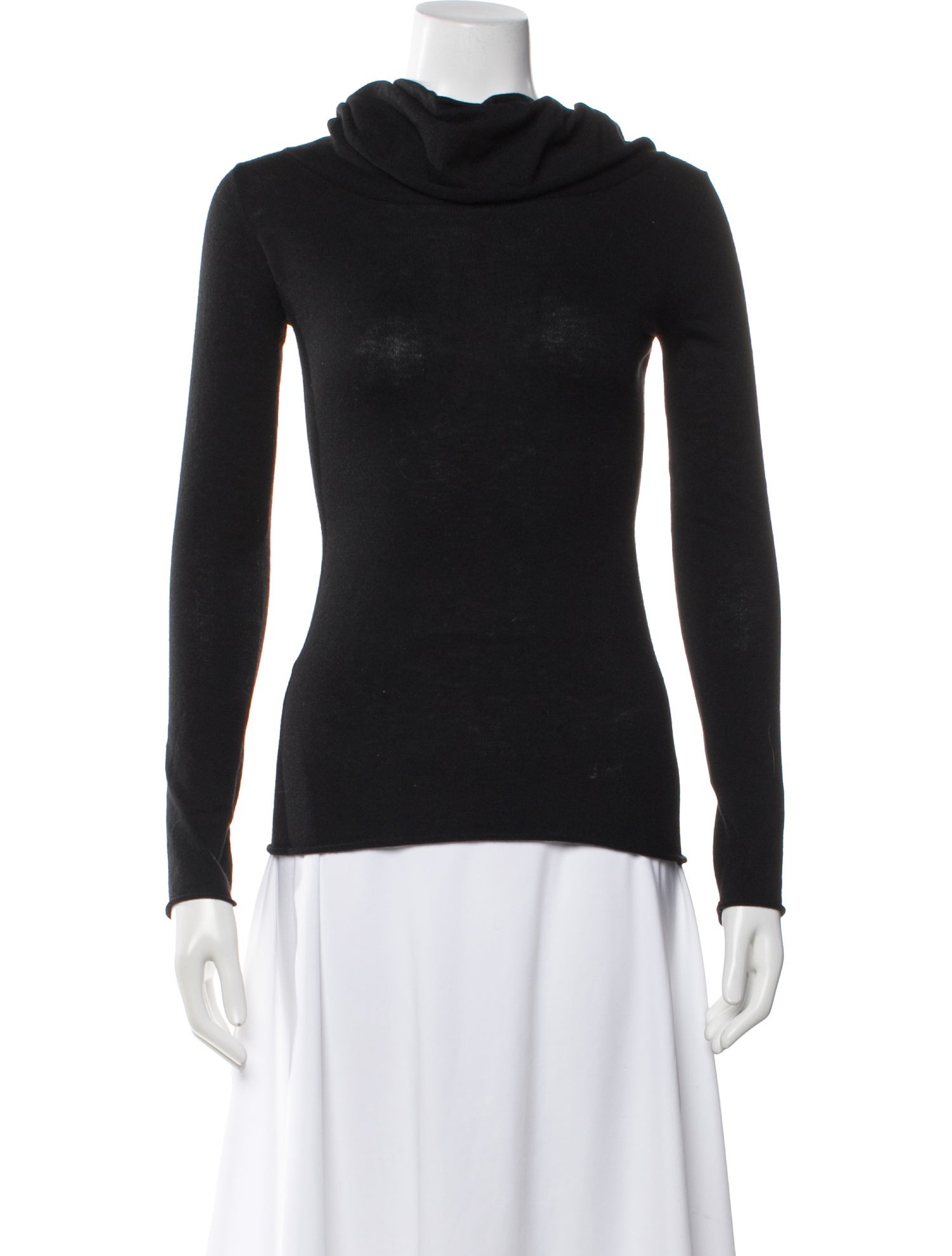 Tank Air Nylon Cowl Neck Top