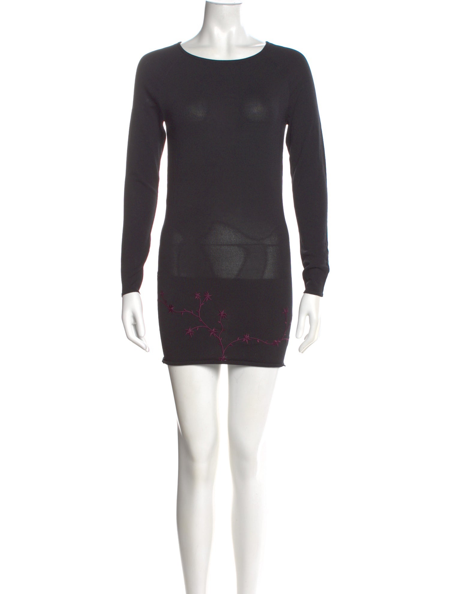 Tank Air Bateau Neckline Mini Dress